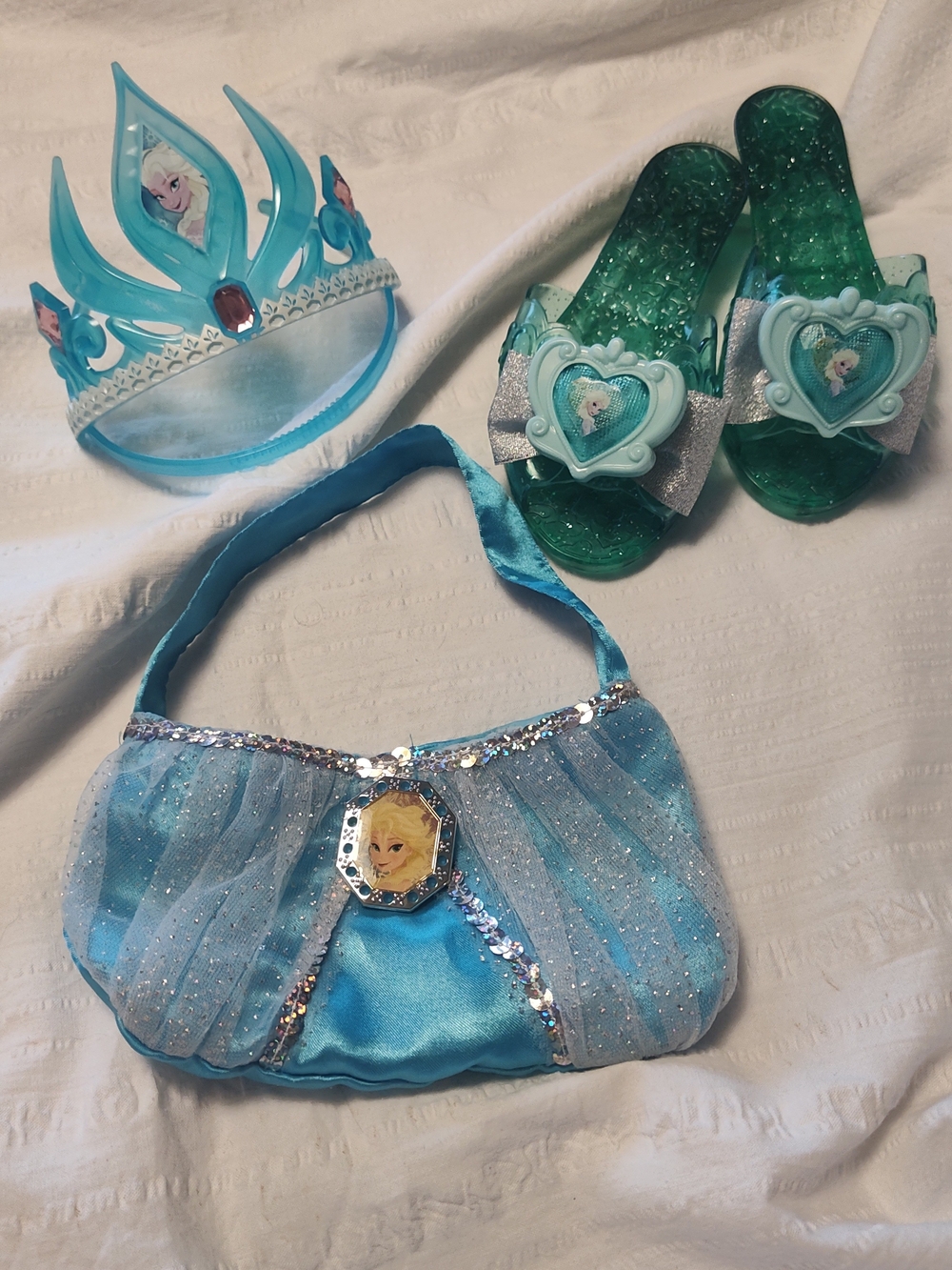 Disney Frozen Elsa Dress-Up Set - Tiara, Shoes, and Purse